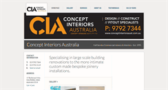 Desktop Screenshot of conceptinteriorsaust.com.au